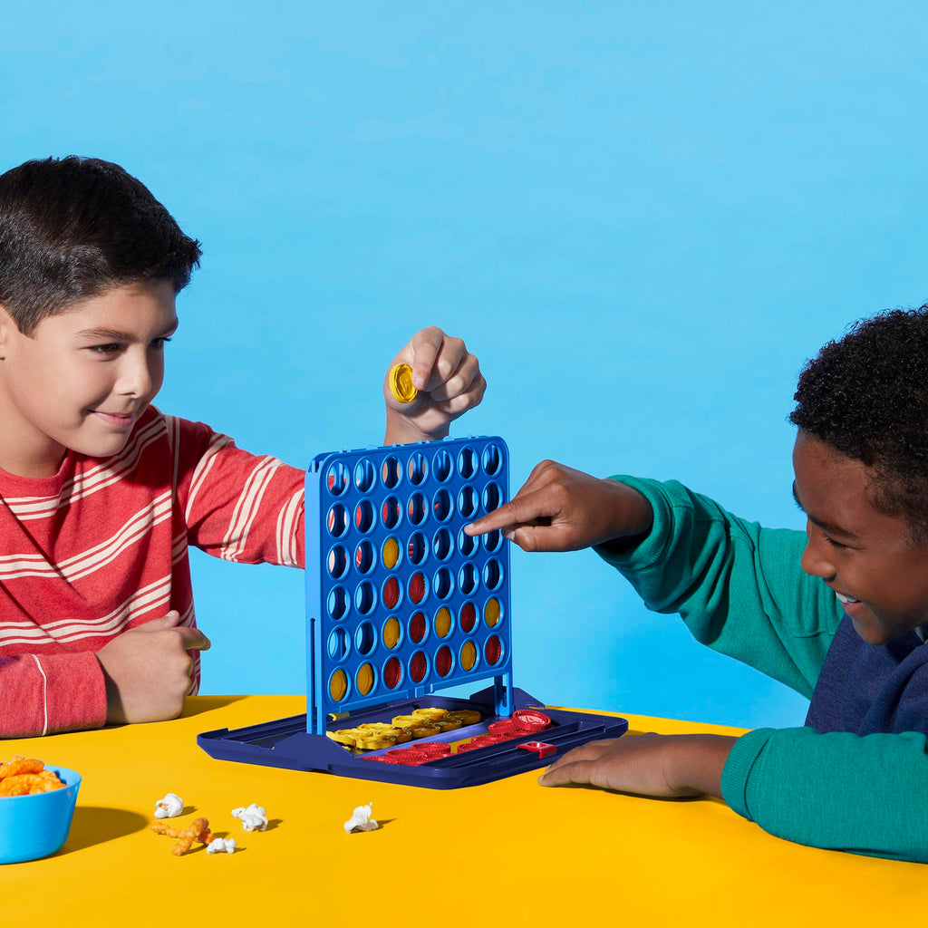Official Hasbro Games Connect 4 Game (2025 Edition) | All-in-1 Storage, Carrying Case, Score Tracker | Ages 6+ | 2 Players | Family Games for Kids