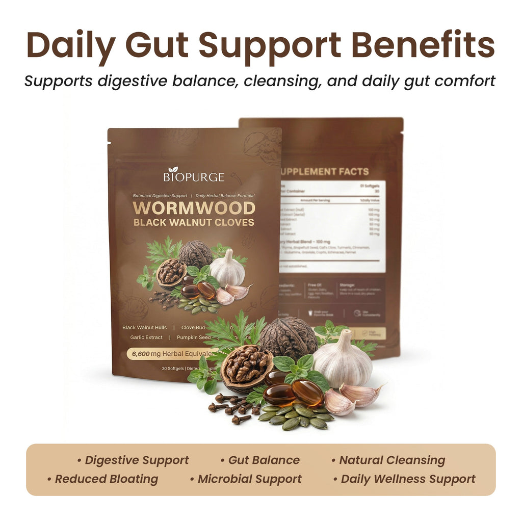Wormwood Black Walnut Cloves 6,600mg Softgels