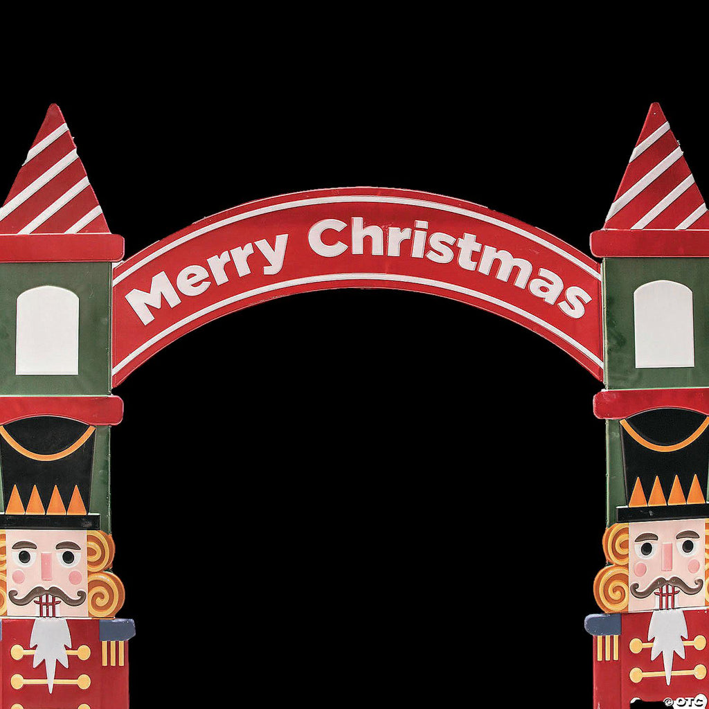 8 Ft. Nutcracker Iron Archway Christmas Decoration