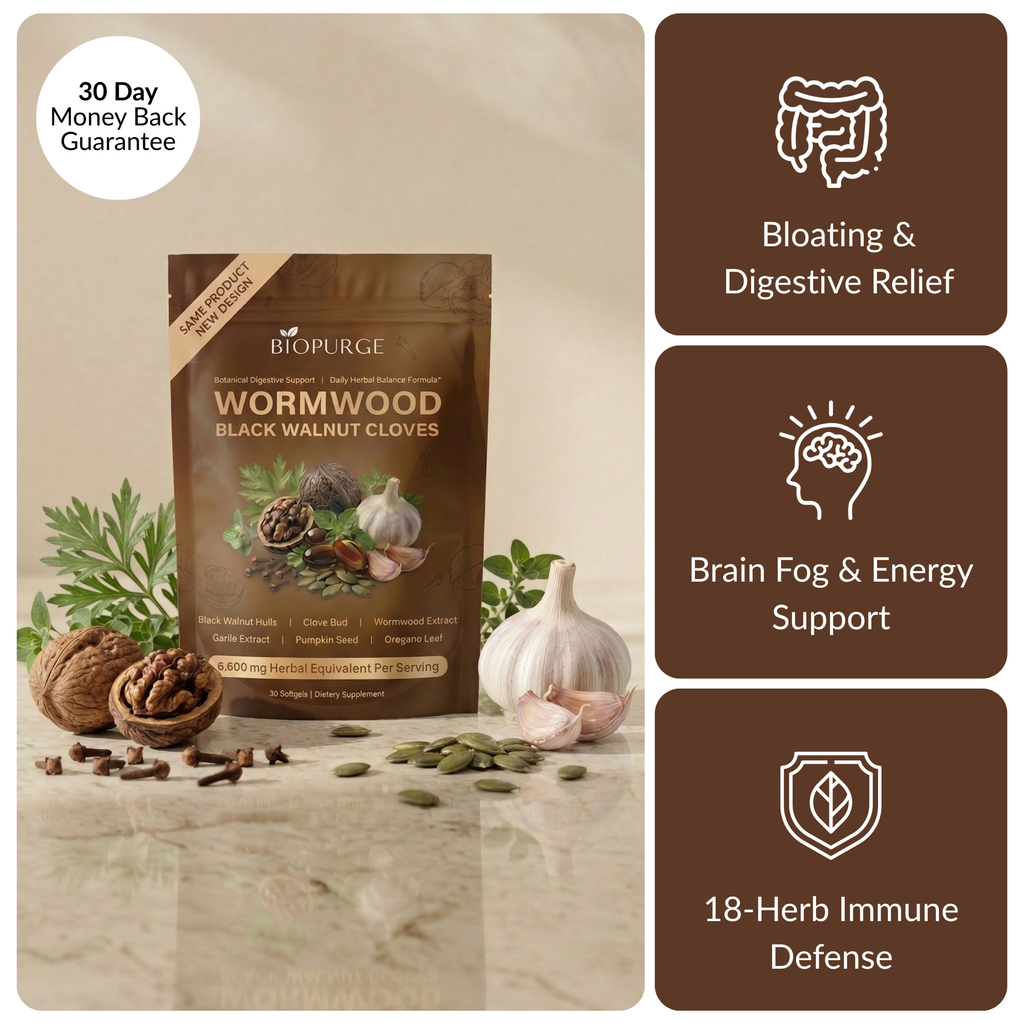 Wormwood Black Walnut Cloves 6,600mg Softgels
