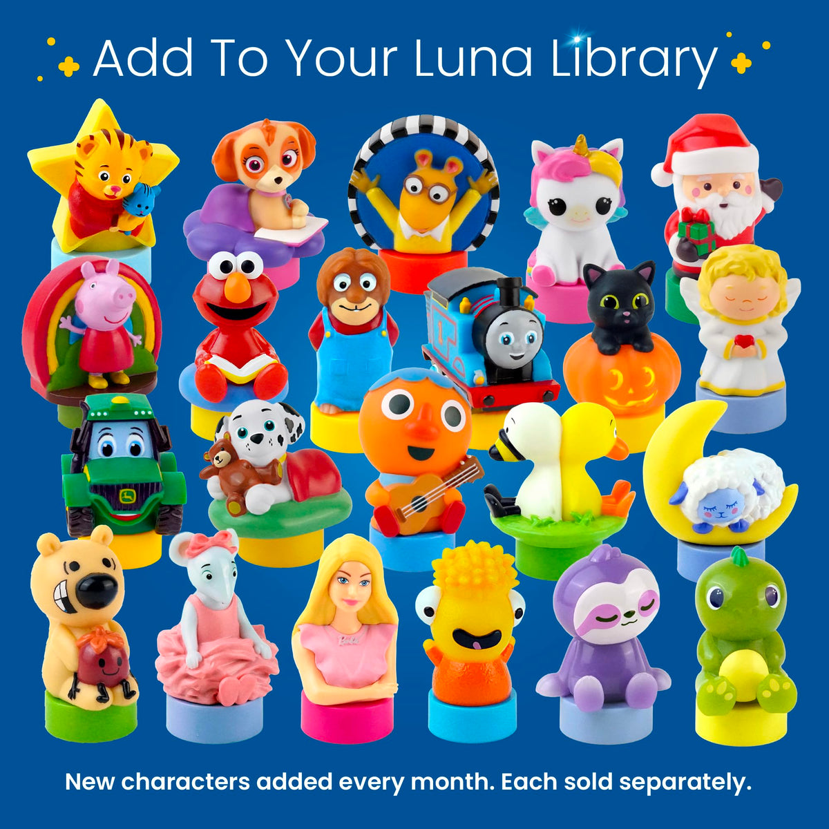 LUNA STORYTIME Halloween Black Cat Figurine Cartridge – Projects 5 Halloween Stories and 5 Fun, Spooky Songs, Over 30 Minutes of Audio Content | Gift and Toy for Ages 3+