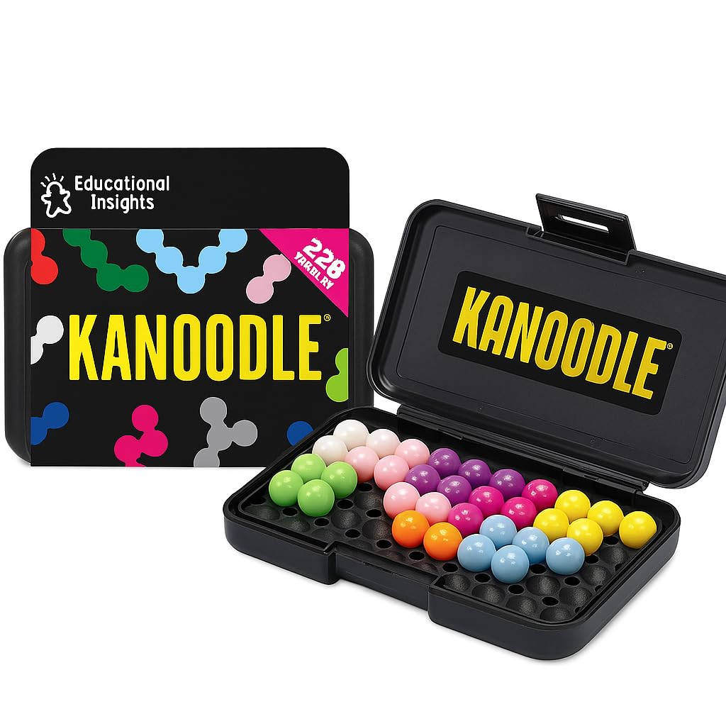 Educational Insights Kanoodle | 3D Brain Teaser Puzzles for Kids, Spatial Puzzle Games for Adults, Teens and Kids, Problem Solving Toys and Logic Puzzles