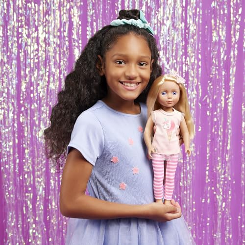 Glitter Girls 14-Inch Fashion Doll Lacy, Blonde Hair, Pink Outfit, Dolls