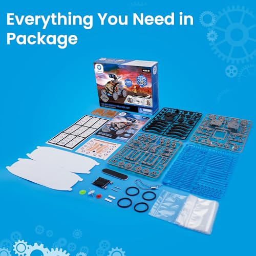 Sillbird 12-in-1 Solar Robot Building Kit STEM Gift for Boys Ages 8-13 | Powered by the Sun, Engineering Skills, DIY Educational Kit, Birthday Presents for Kids, Buildable Learning Set, 190 Pieces