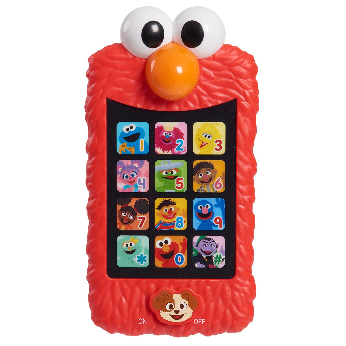 Sesame Street Learn with Elmo Pretend Play Phone by Just Play | Learning and Education, Holiday Stocking Stuffers, Gifts, Presents, Kids Toys for Ages 2 Up