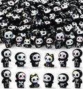 Celltestria 60pcs Halloween Mini Figurines Resin Ghost Toys | Halloween Party Favor Bag Fillers Embellishments Scrapbook Micro Fairy Garden Decor