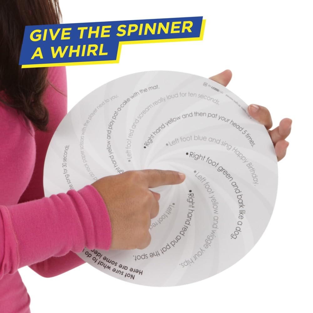 Hasbro Twister Party Classic Board Game for 2 or More Players,Indoor and Outdoor Game for Kids 6 and Up,Packaging May Vary