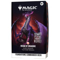 Magic: The Gathering Foundations Commander Deck - Reign of Dragons | 100-Card Deck + Accessories
