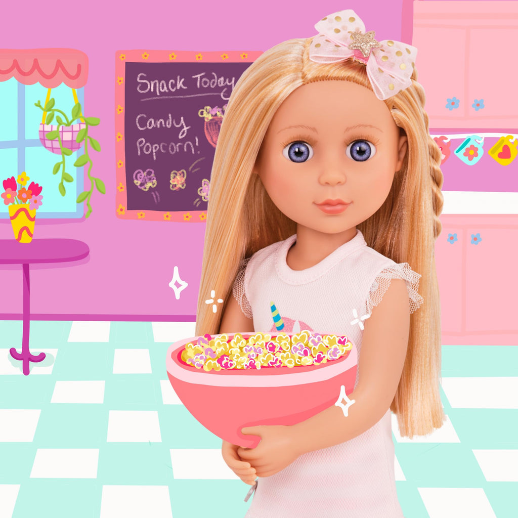 Glitter Girls 14-Inch Fashion Doll Lacy, Blonde Hair, Pink Outfit, Dolls