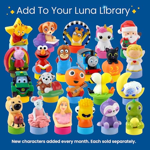 LUNA STORYTIME Halloween Black Cat Figurine Cartridge – Projects 5 Halloween Stories and 5 Fun, Spooky Songs, Over 30 Minutes of Audio Content | Gift and Toy for Ages 3+