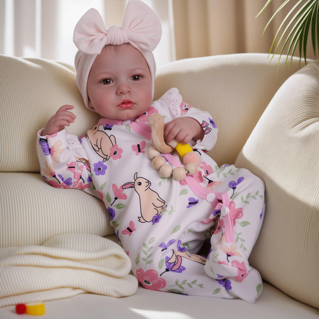 BABESIDE Reborn Baby Dolls - 20 Inch Cute Soft Vinyl Realistic Baby Doll | Real Life Baby Dolls with Complete Accessories Perfect for Cuddling, Playtime, and Gift Giving