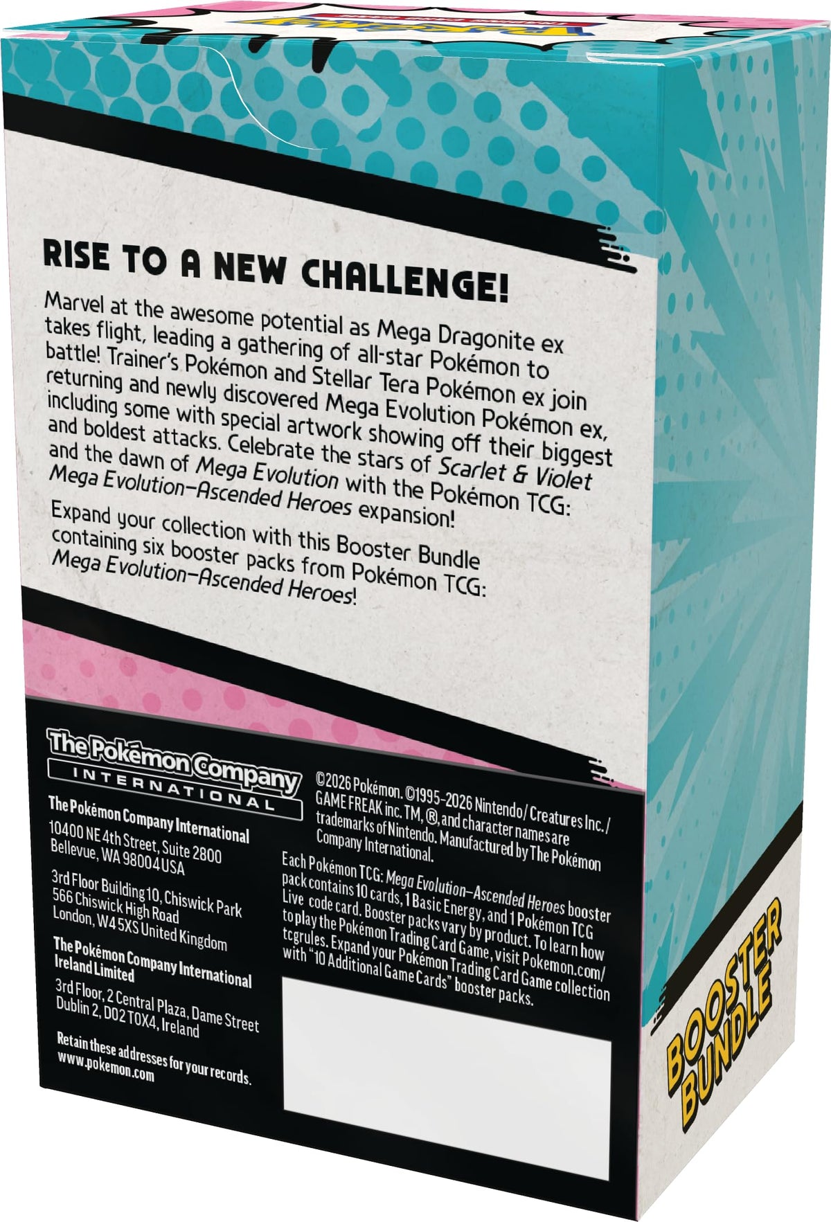 Pokémon TCG: Mega Evolution—Ascended Heroes Booster Bundle