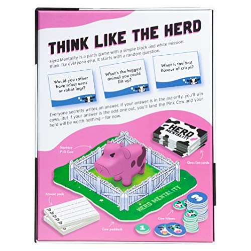 Herd Mentality Board Game: #1 Family Party Game, 4-20 Players | Award-winning board game, easy to learn, large group game, christmas gift for adults, kids and teens, fun family game night