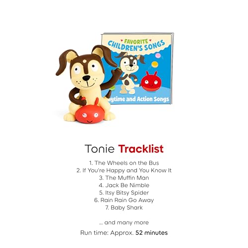 Toniebox 2 Audio Player Starter Set for Kids 1+, Sky Blue | Portable Screen-free Audio Player | Stories, Music, Games | Playtime Puppy: Favorite Children’s Songs | Gift for Kids 1-12+