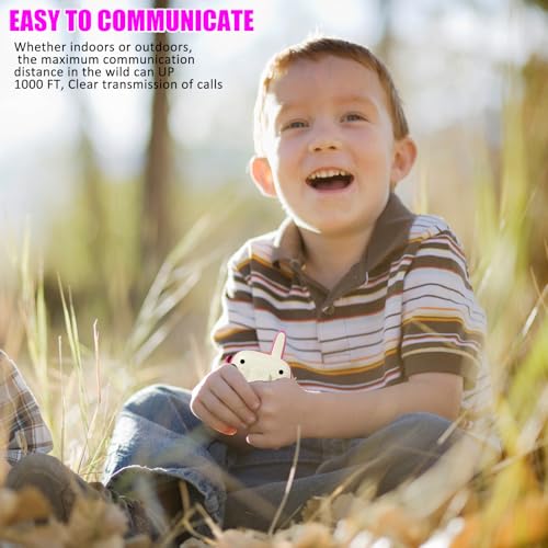 Walkie Talkies Toys for Girls:Unicorn Toys 2 Pack Birthday Gifts for 3 4 5-7 8 Year Old Girls Toy for 4 5 6 7 8-10 Year Old Camping Outdoor Game,Christmas Stocking Stuffers for Girls Kids