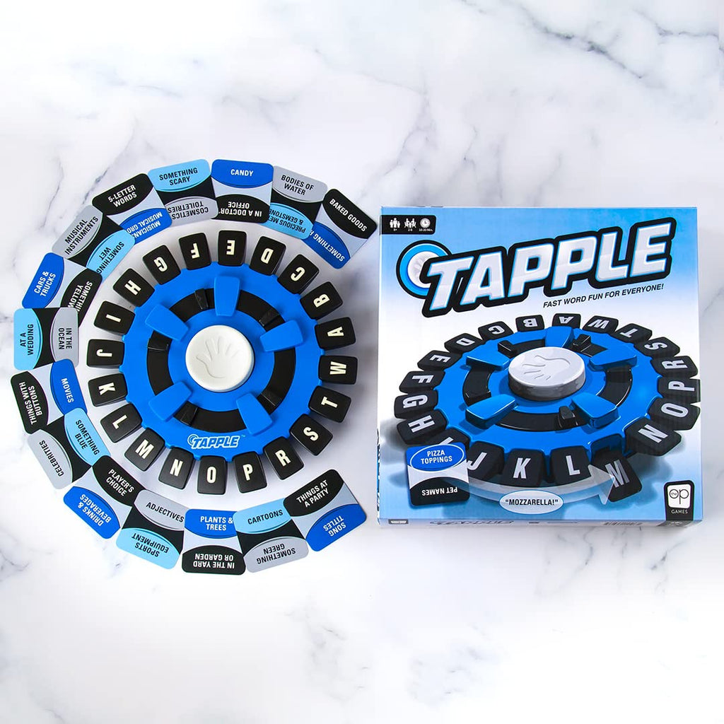 USAOPOLY The Original TAPPLE, The Fun & Fast-Paced Family Word Game | A Game Night Must, Highly Replayable, Compatible with Education, Ages 8 & Up