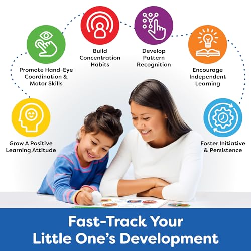 Montessori Busy Book & Preschool Learning Workbook for Toddlers Ages 3-5 | Preassembled Quiet Activity Book - Educational Travel Toy - Toys and Gifts for Kids