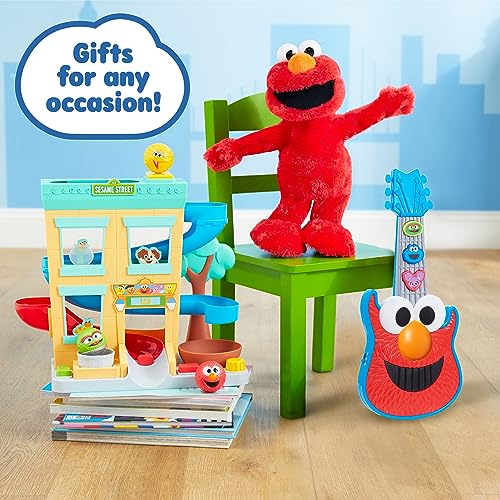Sesame Street Rock with Elmo Guitar Musical Toy | Dress Up and Pretend Play, Lights and Sounds, Preschool, Holiday Stocking Stuffers, Gifts, Presents