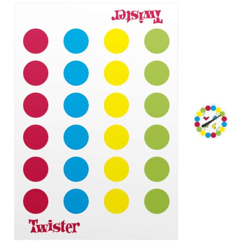 Hasbro Twister Party Classic Board Game for 2 or More Players,Indoor and Outdoor Game for Kids 6 and Up,Packaging May Vary