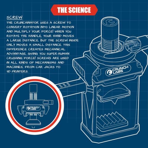 CrunchLabs by Mark Rober, The Crunchinator, STEM Toys for Ages 8-13 | Inspired by Mark Rober, 3 interchangeable plates, contained chamber, and phone holder; science kits for kids ages 8+