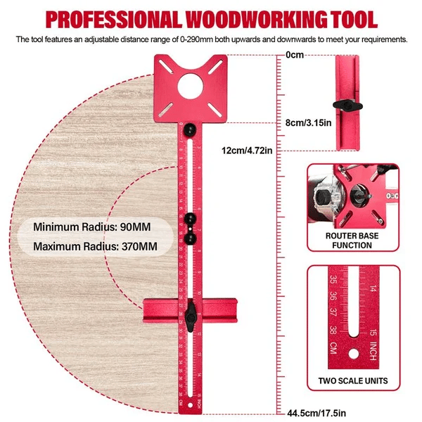 🔥4 in 1 Router Milling Groove Bracket Advantages
