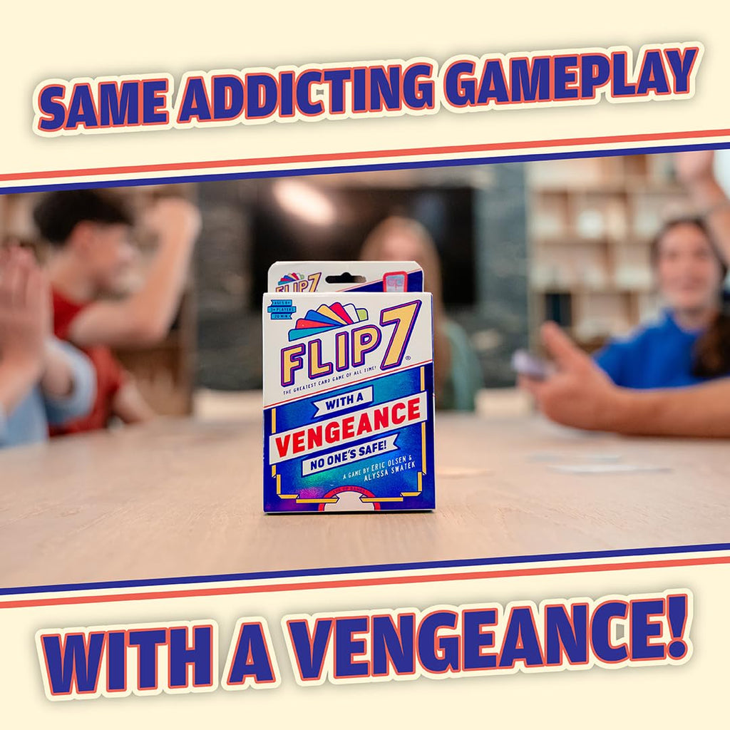 Flip 7: With a Vengeance Card Game, Same Addictive Press-Your-Luck Gameplay