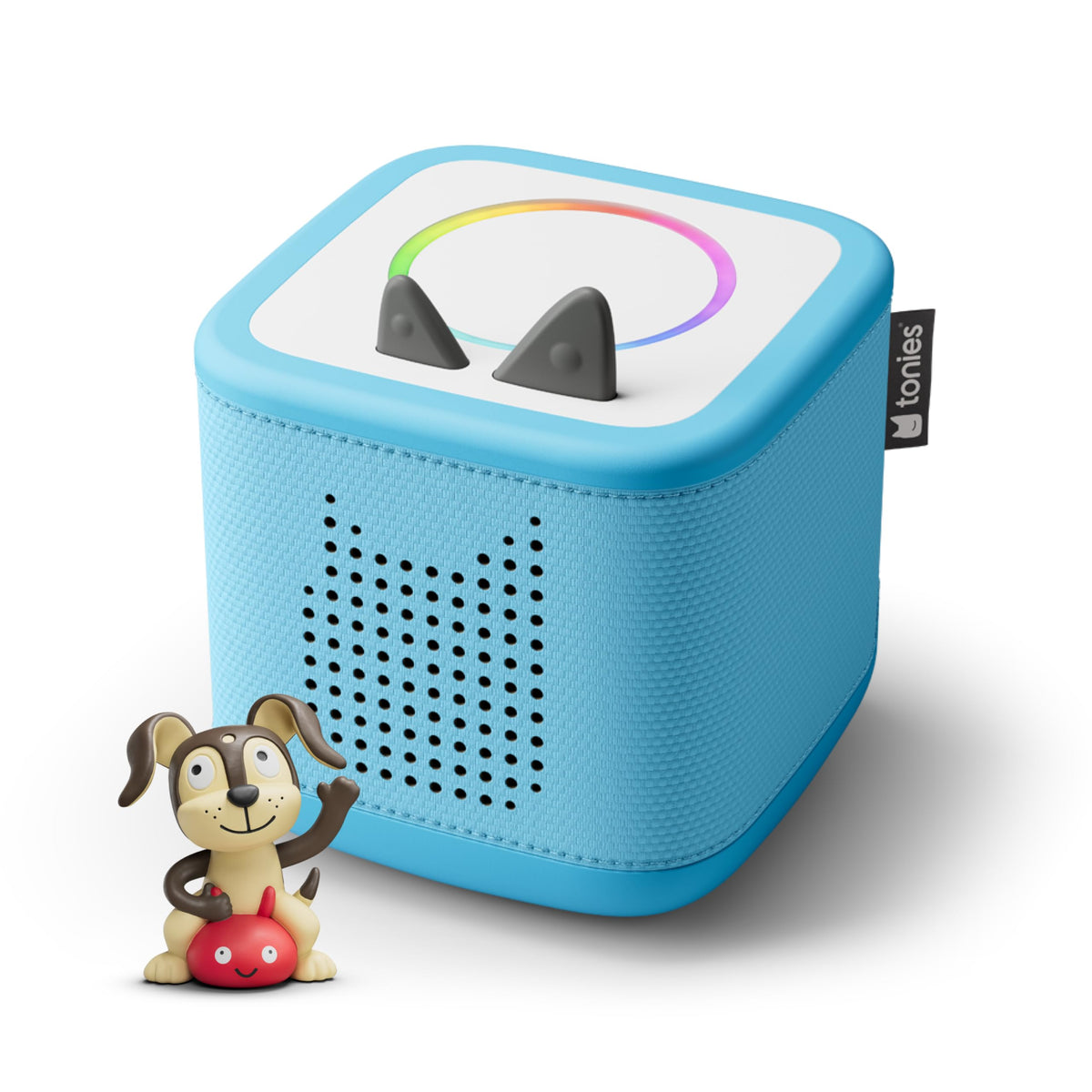 Toniebox 2 Audio Player Starter Set for Kids 1+, Sky Blue | Portable Screen-free Audio Player | Stories, Music, Games | Playtime Puppy: Favorite Children’s Songs | Gift for Kids 1-12+