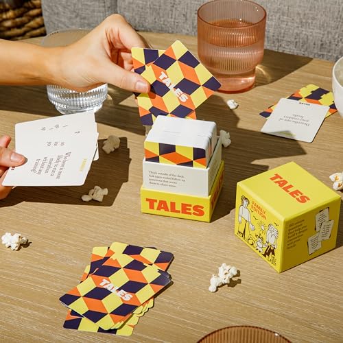 TALES 150 Conversation Cards, Family Edition, Create Meaningful Connections