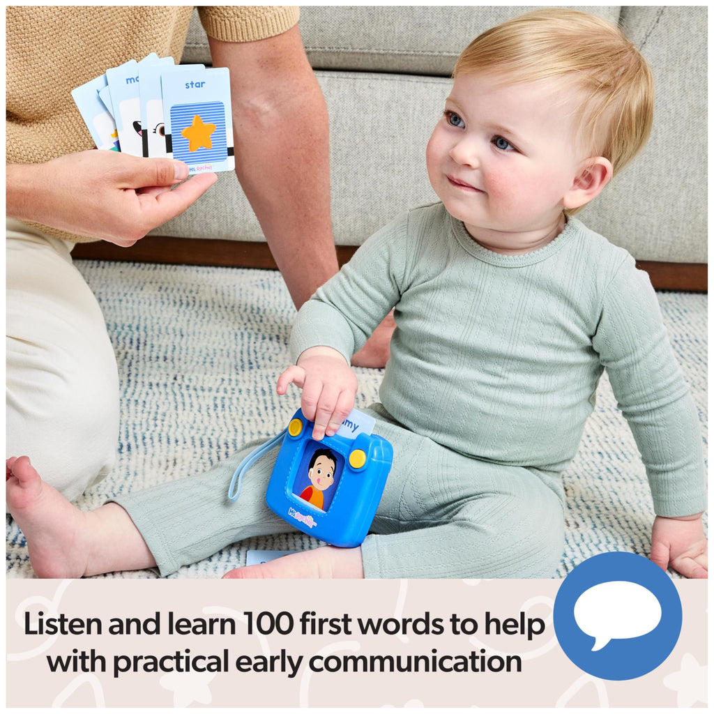 Ms. Rachel First Words Flash Cards, Electronic Card Reader, 100 Words | Electronic Reader With 100 Talking Words, Boosts Early Language & Motor Skills, Toddler Toys For Girls And Boys Ages 1-2+