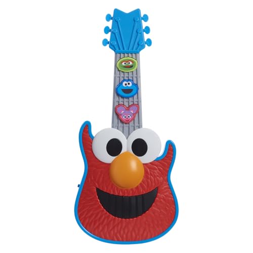 Sesame Street Rock with Elmo Guitar Musical Toy | Dress Up and Pretend Play, Lights and Sounds, Preschool, Holiday Stocking Stuffers, Gifts, Presents