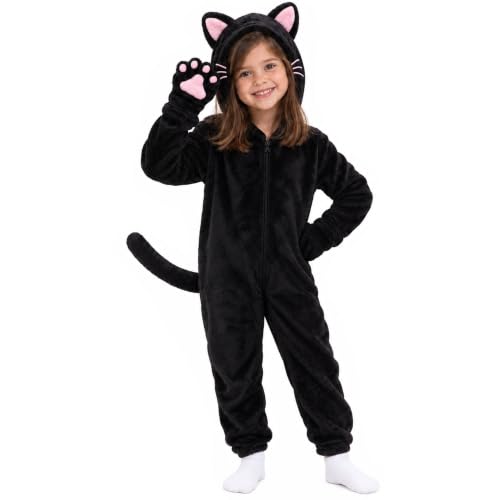 Corespe Cat Costume Kids Halloween Animal Onesie for Girls Boys