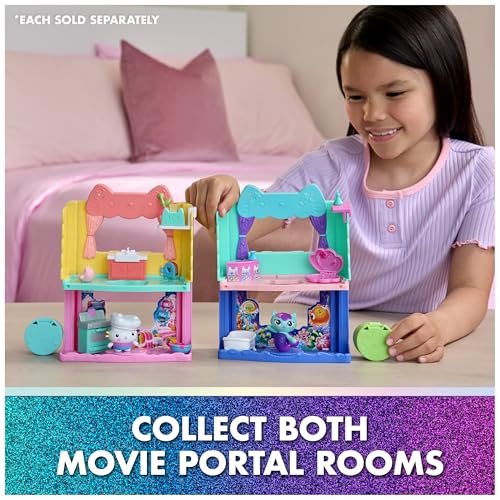 Gabby's Dollhouse The Movie, MerCat's Spa-wesome Bathroom Playset Set | Spa-wesome Bathroom Playset, Dollhouse Accessories, Surprise Toy, Imaginative Play, Kids Toys for Girls & Boys Ages 3+