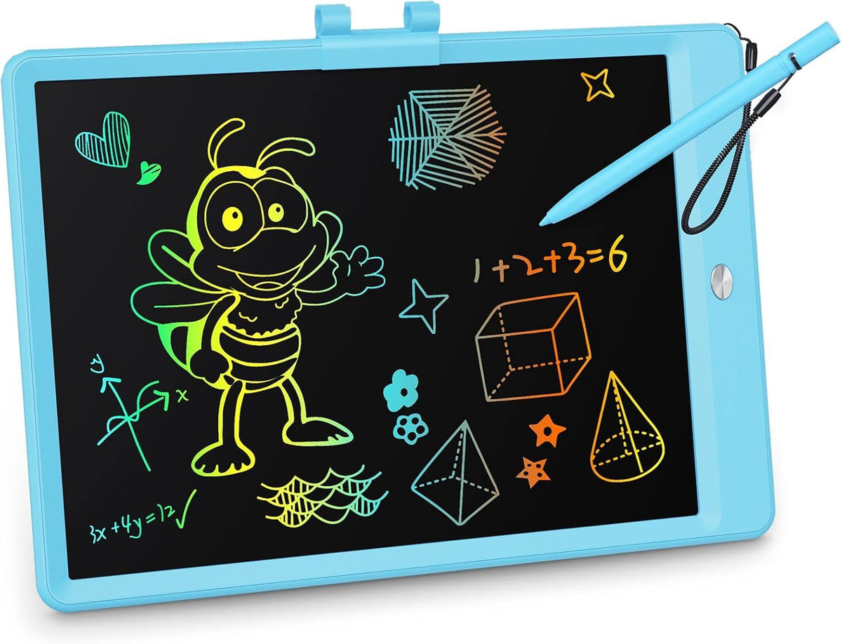 KOKODI LCD Writing Tablet, Gifts for 3 Years Old Boys and Girls，10 Inch Colorful Doodle Board Drawing Tablet, Erasable Reusable Electronic Drawing Pads, Educational and Learning Toys for Kids