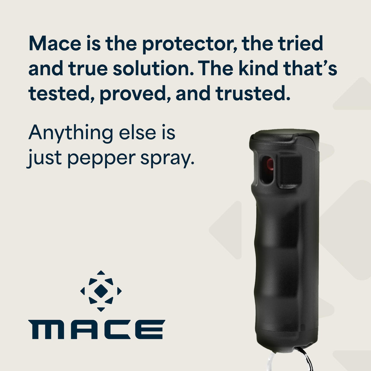 Mace Pepper Spray - Maximum Police Strength OC with UV Dye, Fast Flip Top, Ergonomic Finger Grip, Easy Carry Keychain, 12 Feet Range, 0.42 oz Compact Model, Self Defense Pepper Spray for Women & Men