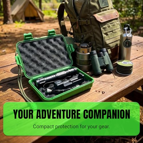 HITEKK High Power Green Laser Pointer | Tactical Long Range Green Laser Pointer | Single Press On/Off Tactical Lazer Pointer | Rechargeable Lazer Pointer and Carrying Case
