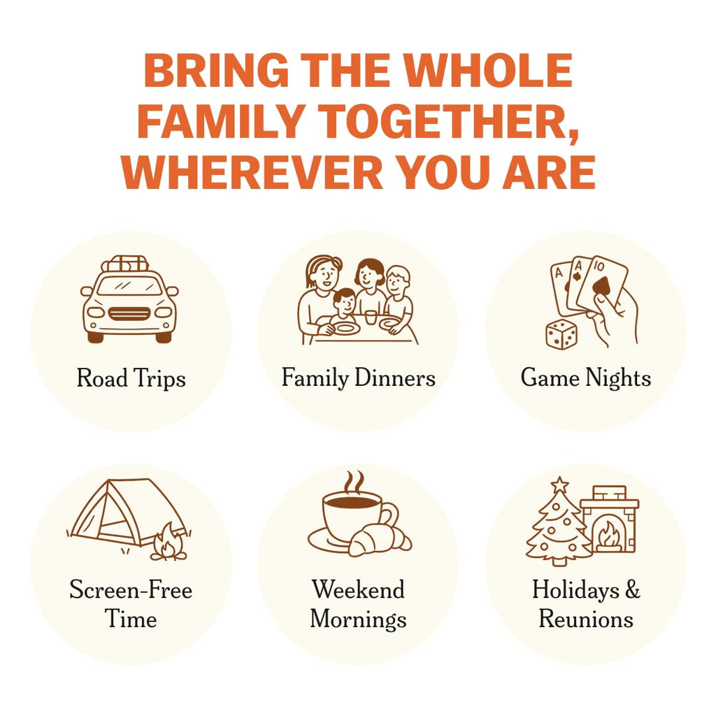 TALES 150 Conversation Cards, Family Edition, Create Meaningful Connections