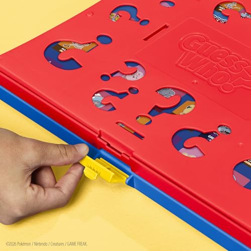 Guess Who? Pokémon Edition Game | 48 Pokémon | Fun Kids Board Games for Families | 2 Players | 15 Mins. | Travel Friendly | Ages 6+