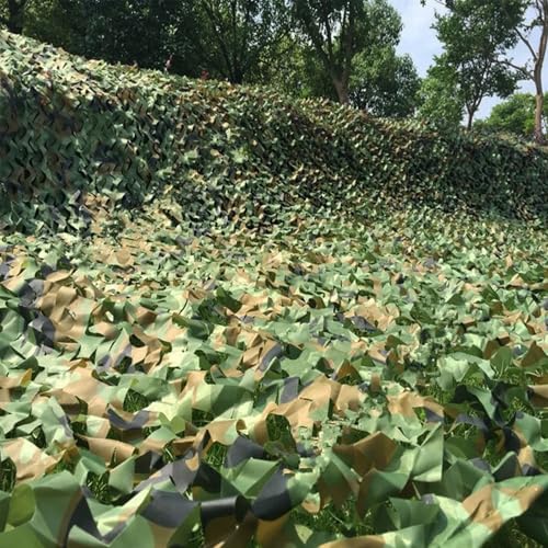 Yeacool Camo Netting Camouflage Netting 20x20 10x20 10x10 Bulk Roll Burlap Camo Tarp Sunshade Net for Hunting Blind Dinosaur Birthday Jungle MilitaryTheme Party Decoration Camping Shooting