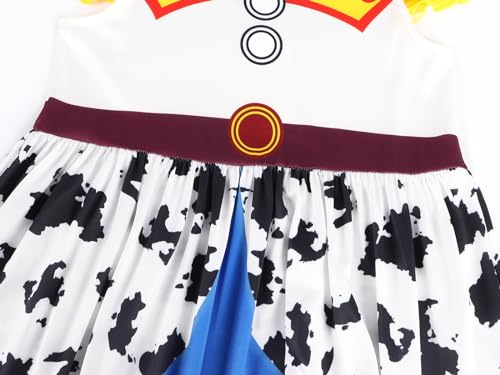 Cowgirl Costume Girls Toddler Princess Dress Up Halloween Cosplay Outfits