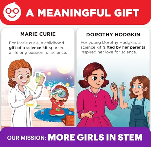 Doctor Jupiter Girls' First Science Experiments Kit for Kids Ages 4+ | Birthday Gift Ideas for Girls 4, 5, 6, 7, 8 Year Olds, Science Kits for Kids Ages 5-7, STEM Educational Toys