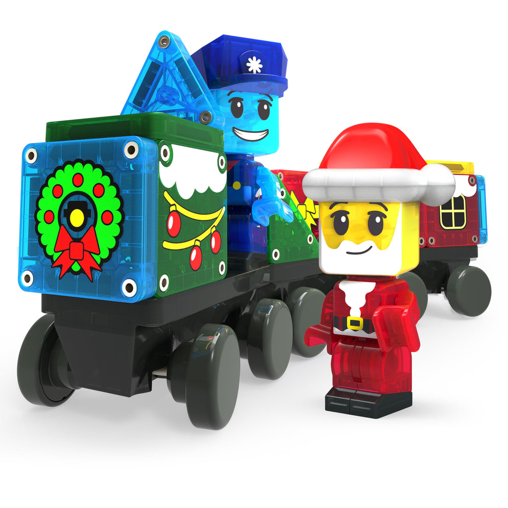 MAGNA-TILES microMAGS Advent Calendar 34-Piece Magnetic Construction Set, The Original Magnetic Building Brand