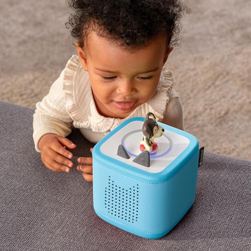 Toniebox 2 Audio Player Starter Set for Kids 1+, Sky Blue | Portable Screen-free Audio Player | Stories, Music, Games | Playtime Puppy: Favorite Children’s Songs | Gift for Kids 1-12+