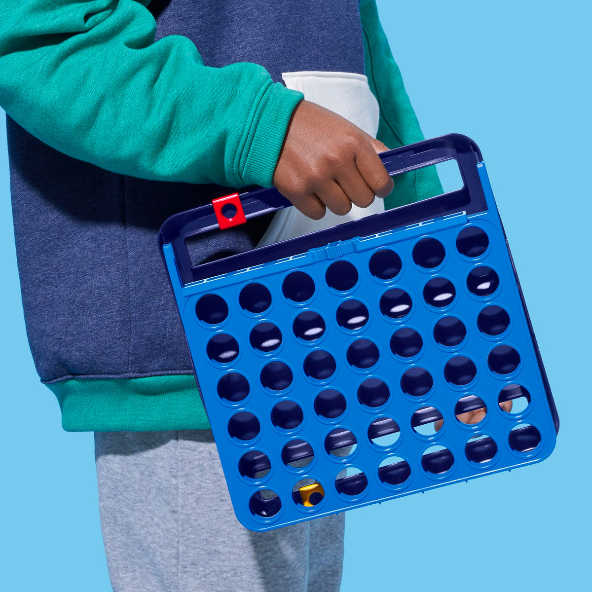 Official Hasbro Games Connect 4 Game (2025 Edition) | All-in-1 Storage, Carrying Case, Score Tracker | Ages 6+ | 2 Players | Family Games for Kids