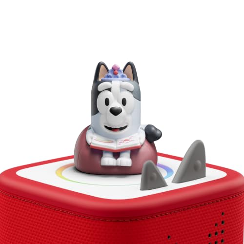 Tonies Bluey Audio Toy Figurine 3 Pack Set - Bluey, Bingo, Muffin | The Bluey Family Adventure Collection. 3 Favorite Characters. 136 Minutes of Bluey Stories.