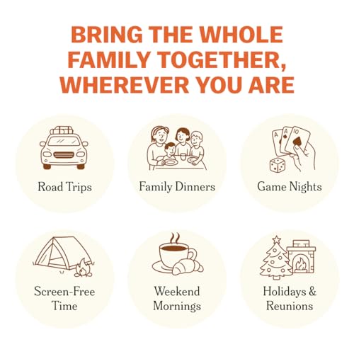 TALES 150 Conversation Cards, Family Edition, Create Meaningful Connections
