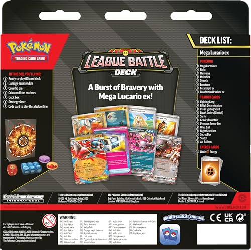 Pokémon TCG: Mega Lucario ex League Battle Deck