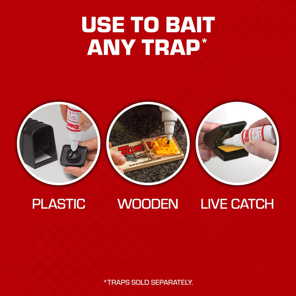 Tomcat Attractant Gel, Bait for Mouse Traps and Rat Traps, 1 oz. | Attracts Mice and Rats, Enhances Trap Effectiveness, Pre-Mixed Ready-To-Use for Any Trap, Non-Toxic for Children & Pets