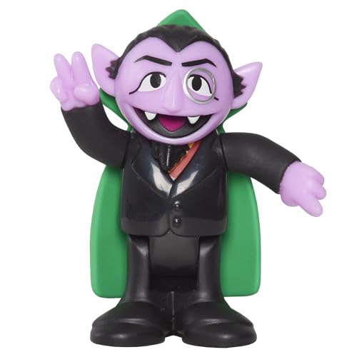 Just Play Sesame Street Neighborhood Friends Poseable Figurines | 7 Figurines, Holiday Stocking Stuffers, Gifts, Presents, Kids Toys for Ages 2 Up