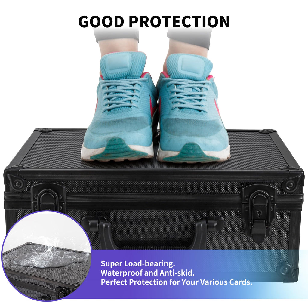 HZGXQN Toploader Storage Box for 3" x 4" 35pt Rigid Card, Top Loader Card Storage Hard Case, Sports Card Storage Boxes for Trading Cards, Top Loaders Holder (Holds 600+ Toploaders)