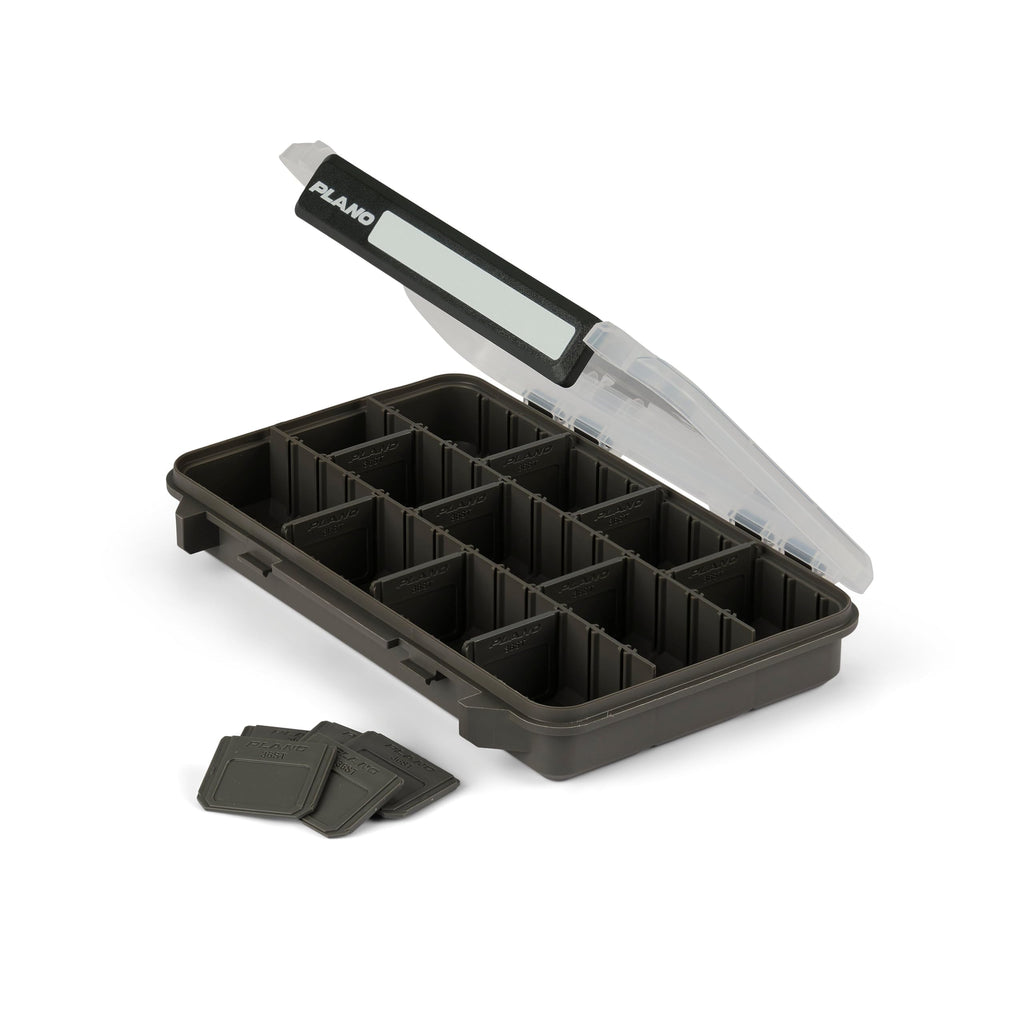 Plano StowAway 3600 Stow Tackle Box with Corrosion-Preventive Rustricor, Single Latch Design, Transparent DuraView Lid, Stackable Storage for Fishing Bait, Lures and Gear